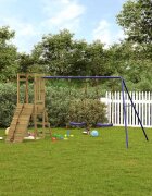 vidaXL Комбинирано детско съоръжение за игра импрегниран бор
