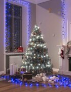 vidaXL Компактен LED стринг с 1000 LED синьо 25 м PVC
