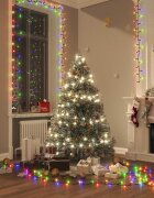 vidaXL Компактен LED стринг с 400 LED многоцветен 13 м PVC