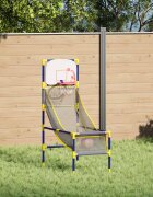 vidaXL Комплект аркадна баскетболна игра с топка и помпа 45x86x127 см