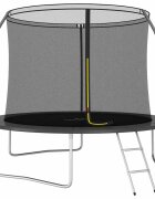vidaXL Комплект батут кръгъл 305x76 см 150 кг