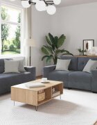 vidaXL Комплект дивани 3 бр. Тъмен сив Кадифе