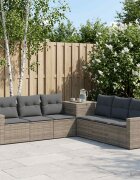 vidaXL Комплект дивани 7 бр. Сив и тъмен сив 55 x 55 x 69 см