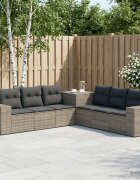 vidaXL Комплект дивани 7 бр. Сив и тъмен сив 55 x 55 x 69 см