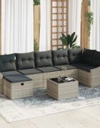 vidaXL Комплект дивани 8 бр. полиратан