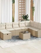 vidaXL Комплект дивани 8 бр. полиратан