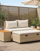 vidaXL Комплект дивани за открито 4 -Seater 4 бр. 55 x 30 x 39 см