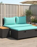 vidaXL Комплект дивани за открито 4 -Seater 4 бр. 55 x 30 x 39 см