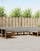 vidaXL Комплект дивани за открито 9 бр. 9-местни