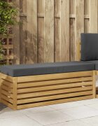vidaXL Комплект дивани за открито Бяло и антрацит 115 x 43 x 45 см