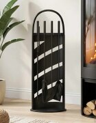 vidaXL Комплект инструменти за камина 5 части 23x15x66 см стомана