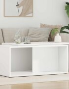 vidaXL Комплект кафе маса 2 бр. Бяло 90 x 48 x 40 см