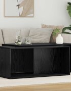 vidaXL Комплект кафе маса 2 бр. Черния дъб 90 x 48 x 40 см