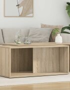 vidaXL Комплект кафе маса 2 бр. Сонома дъб 90 x 48 x 40 см