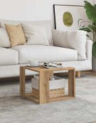 vidaXL Комплект кафе маси дъб сонома 40x40x30 см инженерно дърво