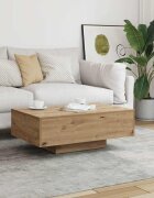 vidaXL Комплект кафе маси дъб сонома 85x55x31 см инженерно дърво