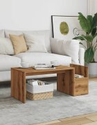 vidaXL Комплект кафе маси дъб сонома 90x45x35 см инженерно дърво