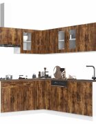 vidaXL Комплект кухненски шкафове от 11 части Kalmar инженерно дърво