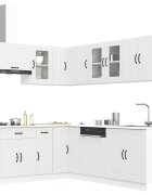 vidaXL Комплект кухненски шкафове от 11 части Kalmar инженерно дърво