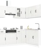 vidaXL Комплект кухненски шкафове от 11 части Kalmar инженерно дърво