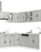 vidaXL Комплект кухненски шкафове от 11 части Kalmar инженерно дърво