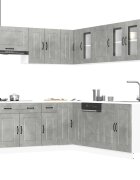 vidaXL Комплект кухненски шкафове от 11 части Kalmar инженерно дърво