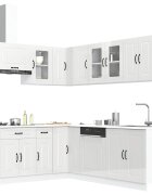 vidaXL Комплект кухненски шкафове от 11 части Kalmar инженерно дърво