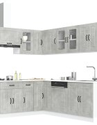 vidaXL Комплект кухненски шкафове от 11 части Kalmar инженерно дърво