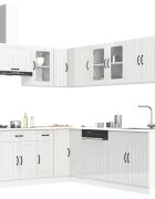 vidaXL Комплект кухненски шкафове от 11 части Lucca инженерно дърво