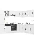 vidaXL Комплект кухненски шкафове от 14 части Porto инженерно дърво