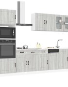 vidaXL Комплект кухненски шкафове от 7 части Kalmar инженерно дърво