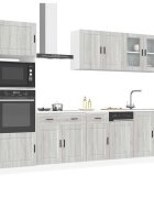 vidaXL Комплект кухненски шкафове от 7 части Kalmar инженерно дърво
