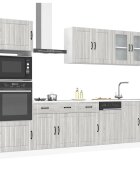 vidaXL Комплект кухненски шкафове от 7 части Kalmar инженерно дърво