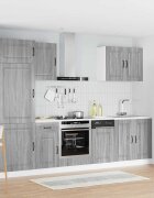 vidaXL Комплект кухненски шкафове от 7 части Kalmar инженерно дърво