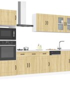 vidaXL Комплект кухненски шкафове от 7 части Kalmar инженерно дърво