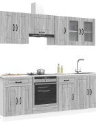 vidaXL Комплект кухненски шкафове от 8 части Kalmar инженерно дърво