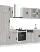 vidaXL Комплект кухненски шкафове от 8 части Kalmar инженерно дърво