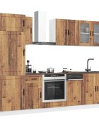 vidaXL Комплект кухненски шкафове от 8 части Kalmar инженерно дърво