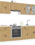 vidaXL Комплект кухненски шкафове от 8 части Kalmar инженерно дърво