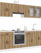 vidaXL Комплект кухненски шкафове от 8 части Kalmar инженерно дърво