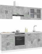 vidaXL Комплект кухненски шкафове от 8 части Kalmar инженерно дърво