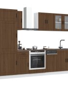 vidaXL Комплект кухненски шкафове от 8 части Kalmar инженерно дърво