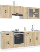 vidaXL Комплект кухненски шкафове от 8 части Kalmar инженерно дърво