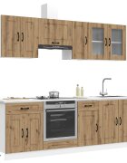 vidaXL Комплект кухненски шкафове от 8 части Kalmar инженерно дърво