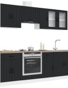 vidaXL Комплект кухненски шкафове от 8 части Kalmar инженерно дърво