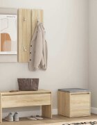 vidaXL Комплект мебели за антре дъб сонома инженерно дърво