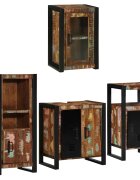 vidaXL Комплект мебели за баня 4 бр. Многоцветен 55 x 35 x 60 см