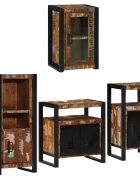 vidaXL Комплект мебели за баня 4 бр. Многоцветен 55 x 35 x 60 см