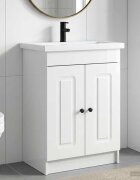 vidaXL Комплект мебели за баня Бял гланц 785 x 375 x 81 см