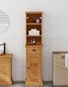 vidaXL Комплект мебели за баня VIGO 2 бр. Кафяв и меден кафяв
